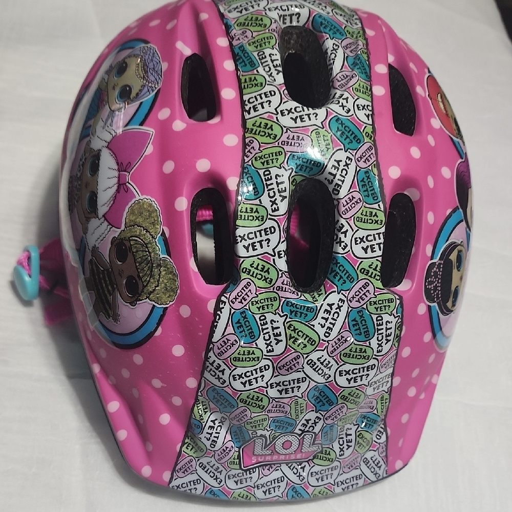 L.O.L. Surprise! Pink and Green Kids Helmet